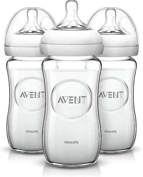 avent glass baby bottles|Philips AVENT 8oz Natural Glass Baby Bottle .